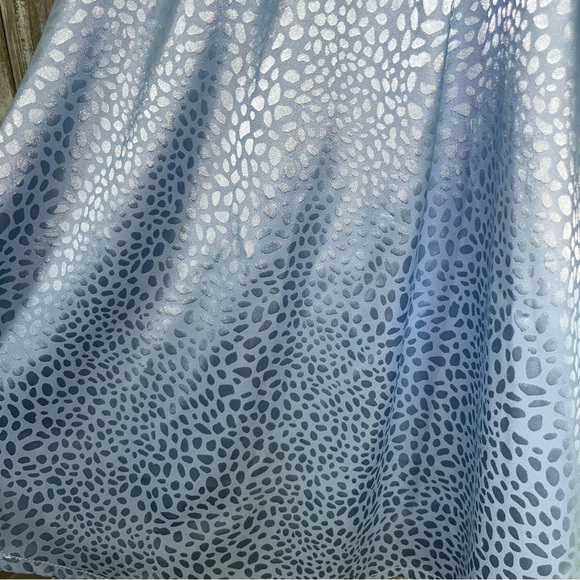 Miss Sparkling Blue High Neck Sleeveless Blouse - Picture 2 of 4